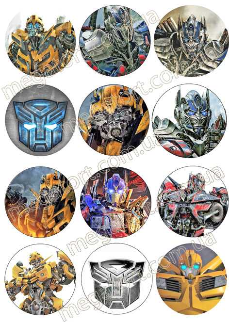 Вафельная картинка для капкейков №122