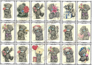 Вафельная картинка для капкейков №128