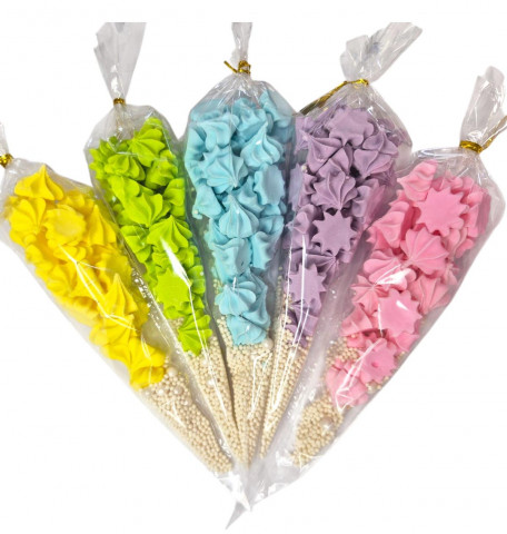 Набор меренга с посыпкой пастель ЛАВАНДА