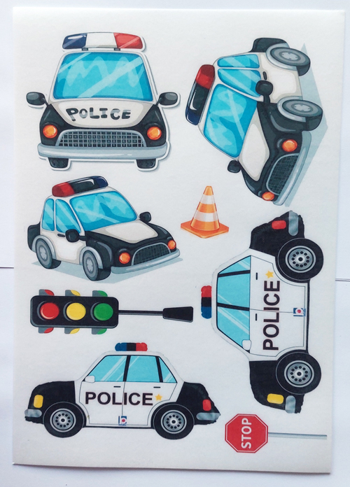 Вафельна картинка полиция