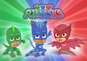 Вафельная картинка "Герои в масках №14"