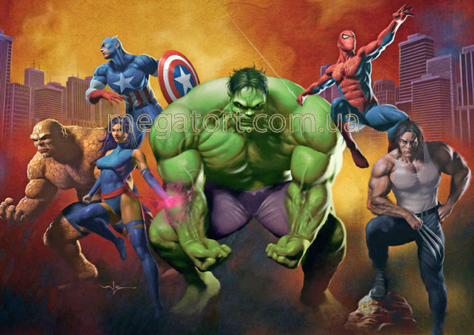 Вафельная картинка "Супергерои №31"