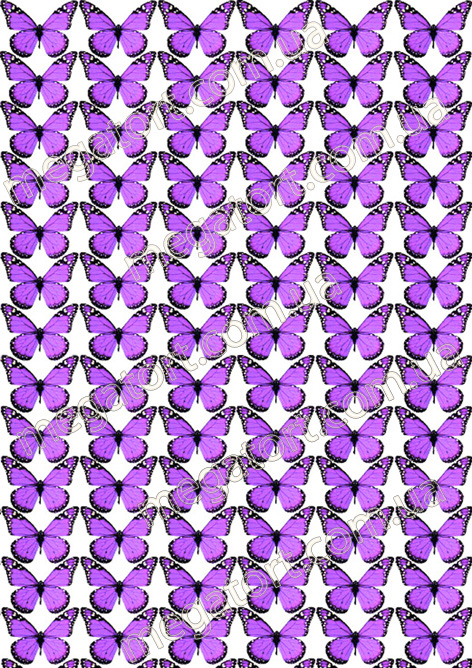 Вафельная картинка "Бабочки №40"