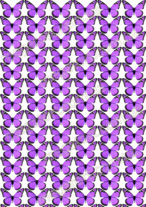 Вафельная картинка "Бабочки №40"