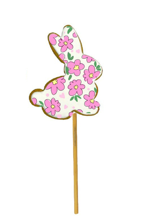 Пряник-топпер Пасхальный Зайчик №3