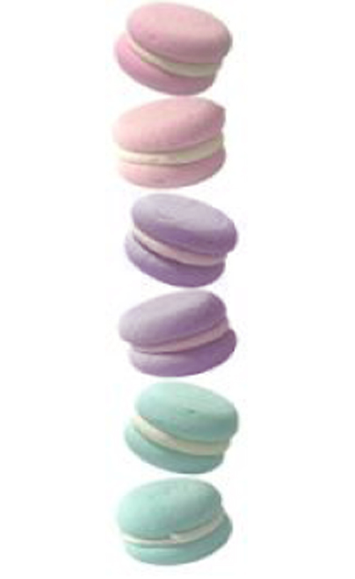 Набор безе "Макаронс мини" пастель 3см