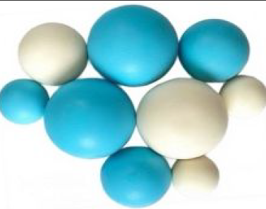 Шоколадні сфери Біло-блакитні (9шт)