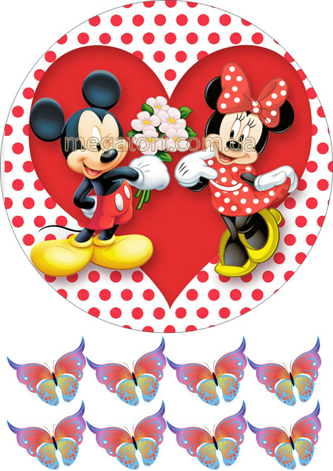 Вафельная картинка "Микки-Маус №24"