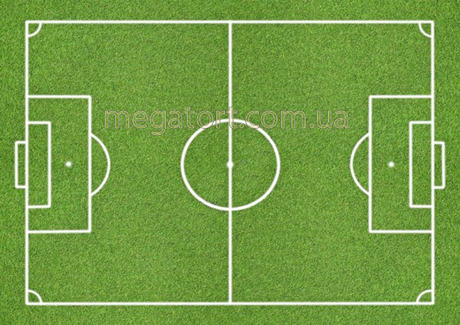 Вафельная картинка "Футбольное поле №11"