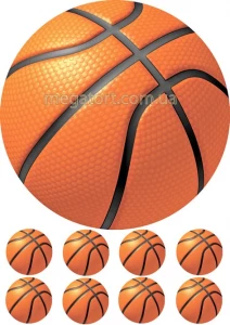 Вафельна картинка "Баскетбольний м'яч №34"