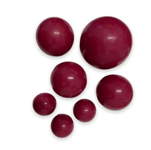 Шоколадные сферы Бордовые (7шт)
