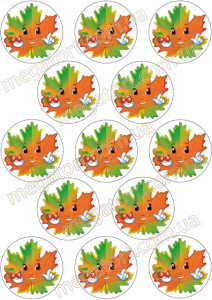 Вафельная картинка для капкейков №221