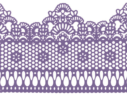 Кружево из айсинга №8 "Лаванда"