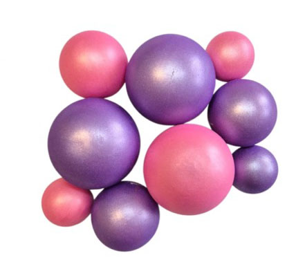 Шоколадные сферы Сиренево-розовый перламутр (9шт)