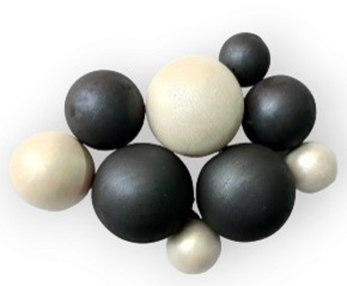 Шоколадные сферы Белый перламутр и черный (9шт)