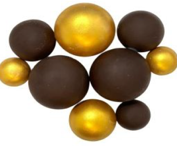 Шоколадні сфери Золото-чорний шоколад (9шт)