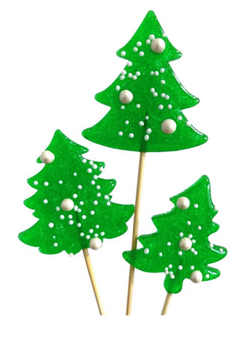 Льодяник з цукру Ялинка зелена