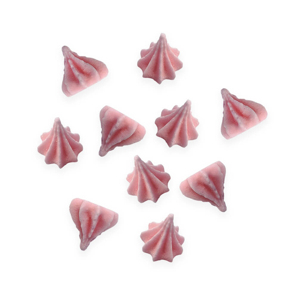 Безе микро сахарные розовые 25шт