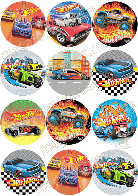 Вафельная картинка для капкейков №219