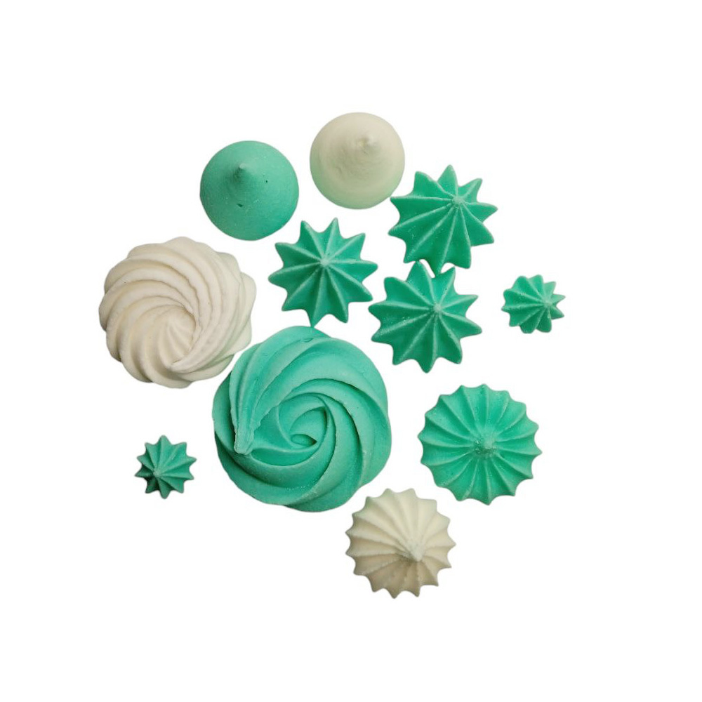 Набор безе ассорти бело-мятные