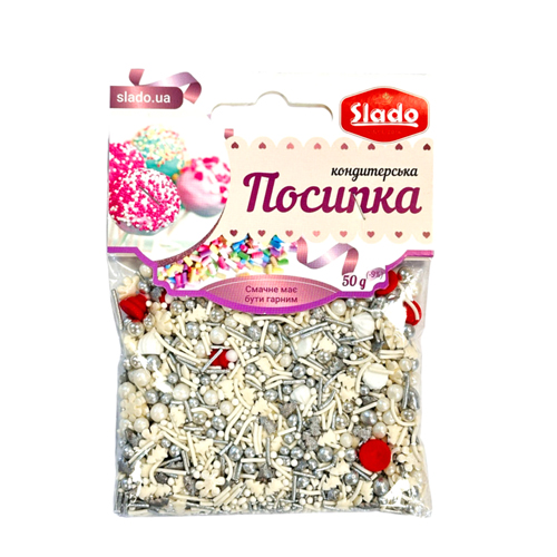 Посыпка фигурная микс “Рождественские забавы” 50г
