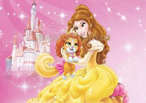 Вафельная картинка "Белль №30"