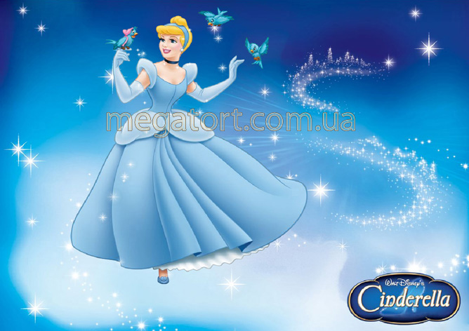 Вафельная картинка "Золушка №12"