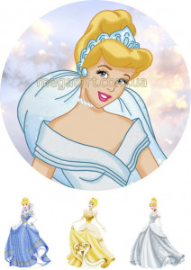 Вафельная картинка "Золушка №29"