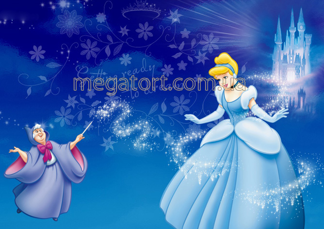 Вафельная картинка "Золушка №43"