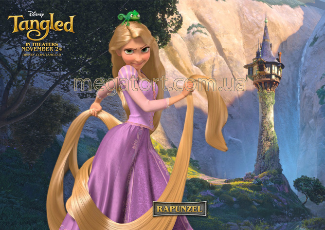 Вафельная картинка "Рапунцель №31"