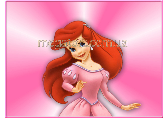 Вафельная картинка "Русалочка №41"