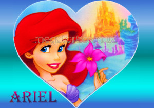 Вафельная картинка "Русалочка №52"