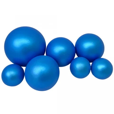 Шоколадні сфери Сині перламутрові (7шт)