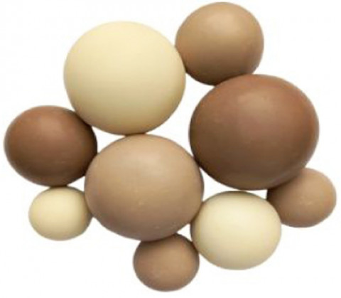 Шоколадные сферы Капучиновое трио (9шт)