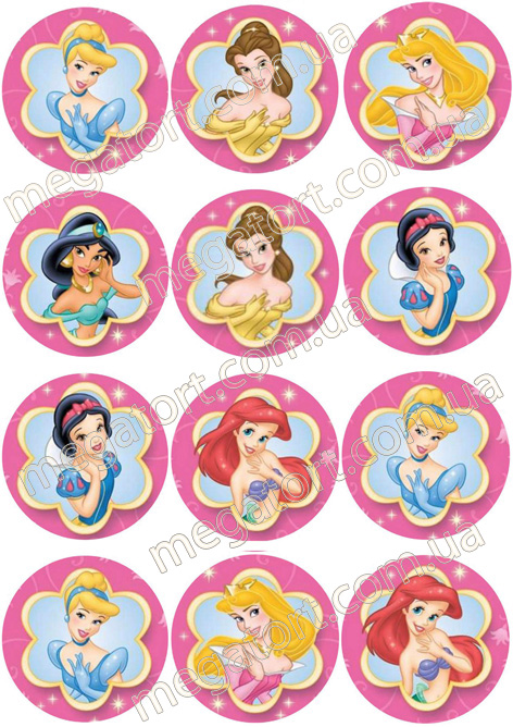 Вафельная картинка для капкейков №153