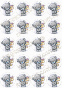 Вафельная картинка для капкейков №169