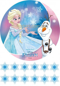 Вафельная картинка "Холодное сердце №65"