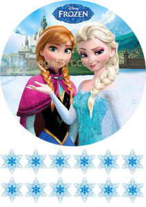 Вафельная картинка "Холодное сердце №69"