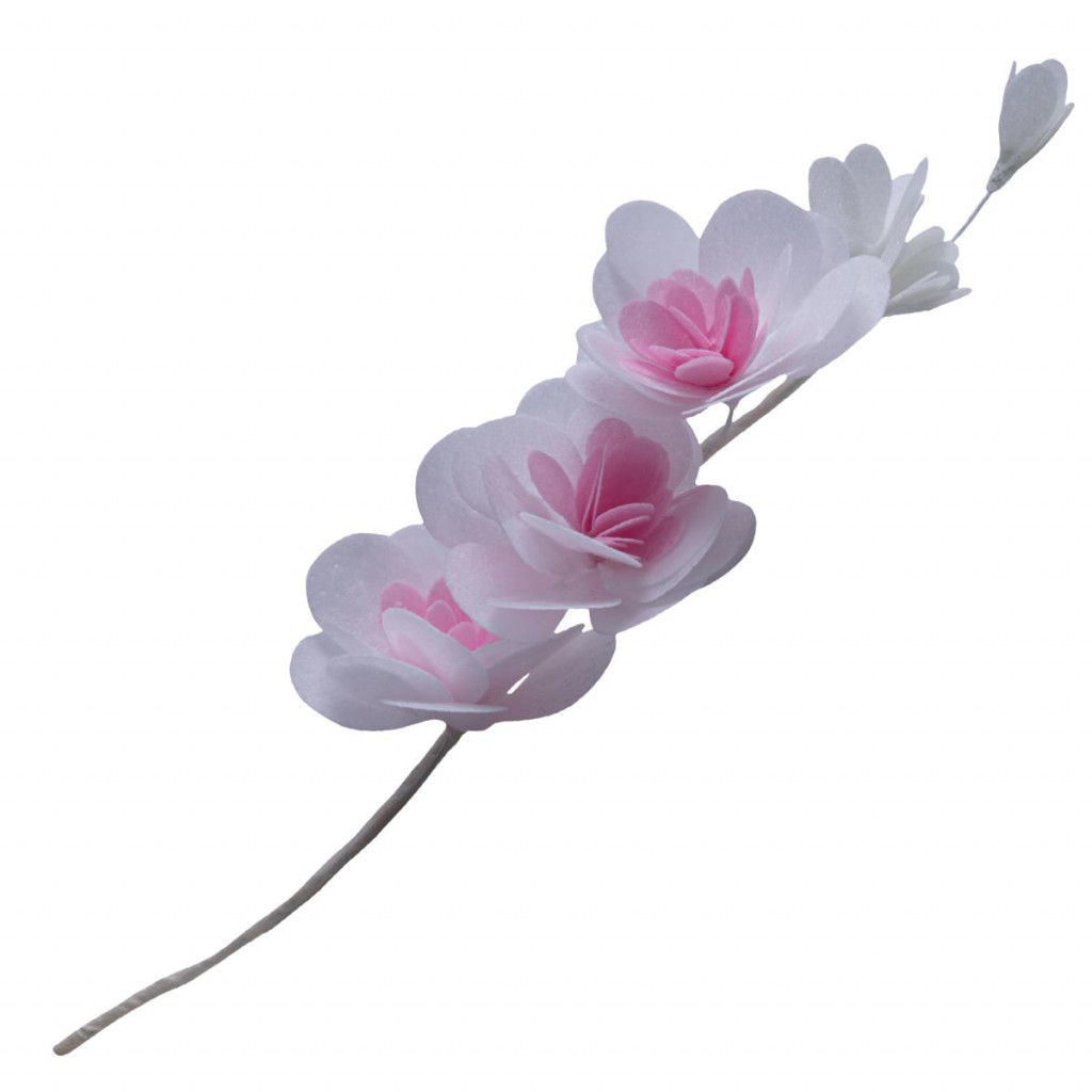 Вафельна квітка Гілочка сакури L 175мм