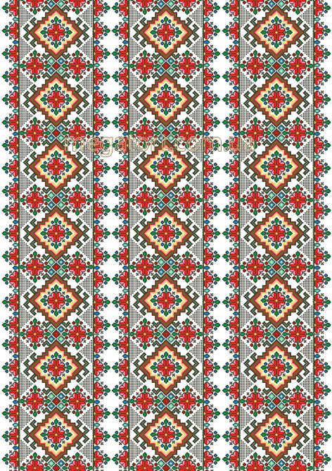 Вафельная картинка "Вышивка №75"