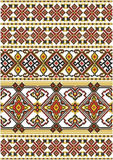 Вафельная картинка "Вышивка №76"