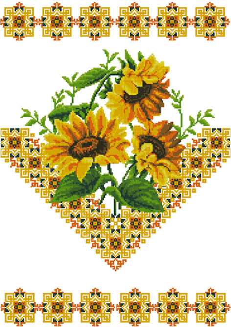 Вафельная картинка "Вышивка №81"