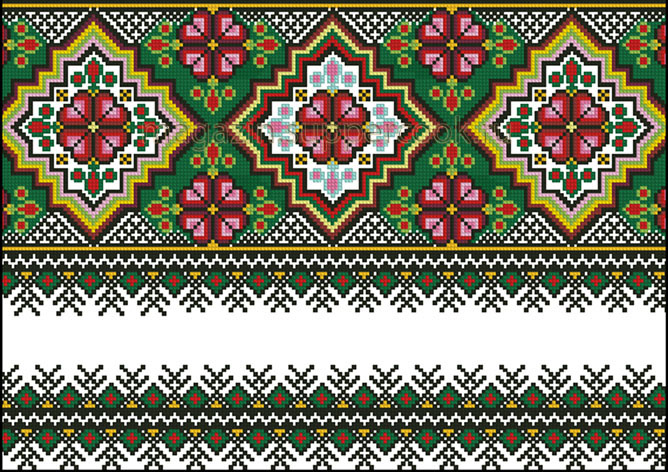 Вафельная картинка "Вышивка №84"