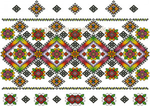 Вафельная картинка "Вышивка №88"