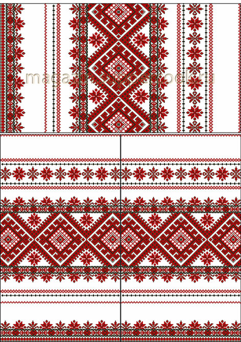 Вафельная картинка "Вышивка №106"