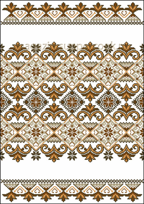 Вафельная картинка "Вышивка №107"