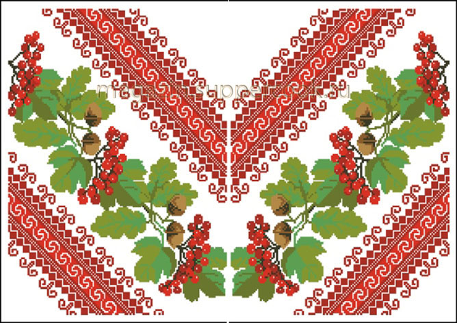 Вафельная картинка "Вышивка №119"