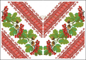Вафельная картинка "Вышивка №119"