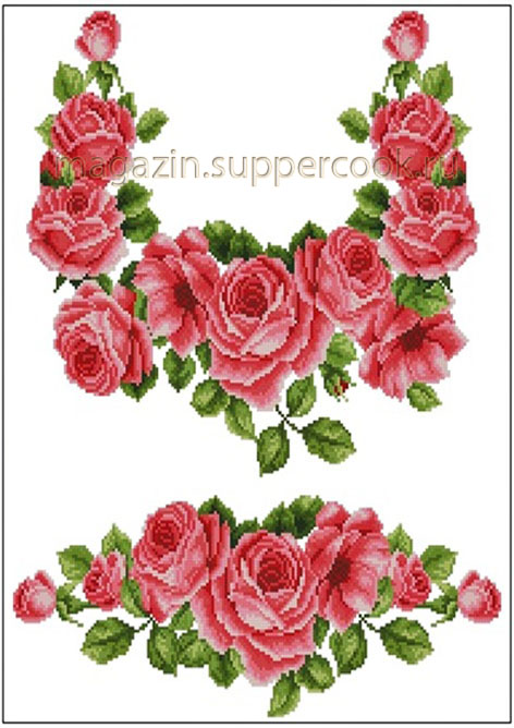 Вафельная картинка "Вышивка №124"