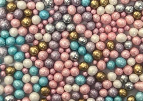 Шарики рисовые микс пастель 50г